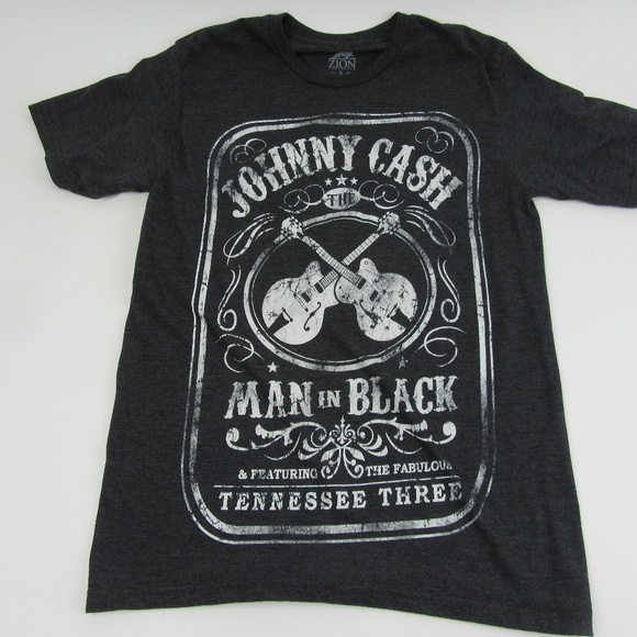 Zion Rootswear Other - Johnny Cash Zion Rootswear Man in Black Tee